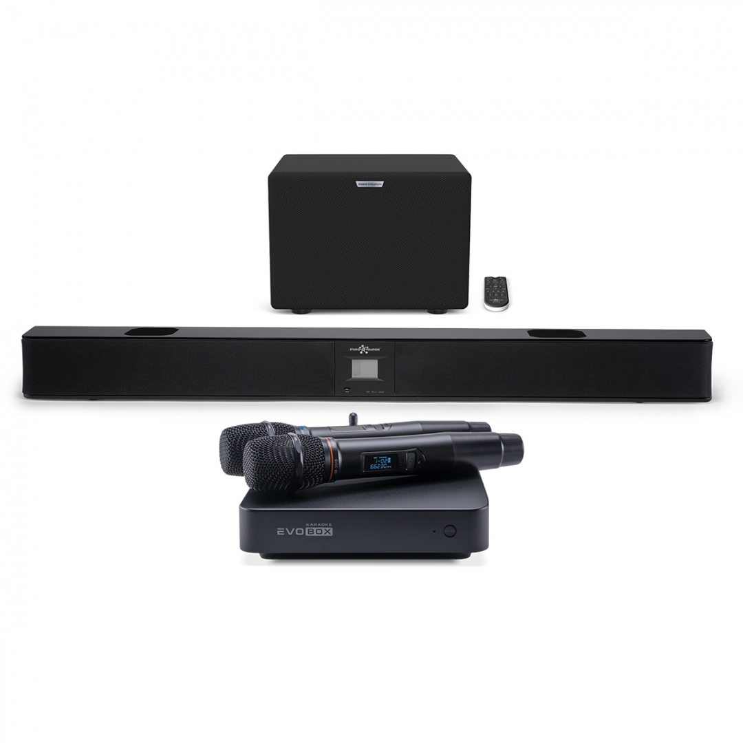 караоке-комплект EVOBOX Plus + EvoSound Bar (саундбар с караоке) в Бронницах