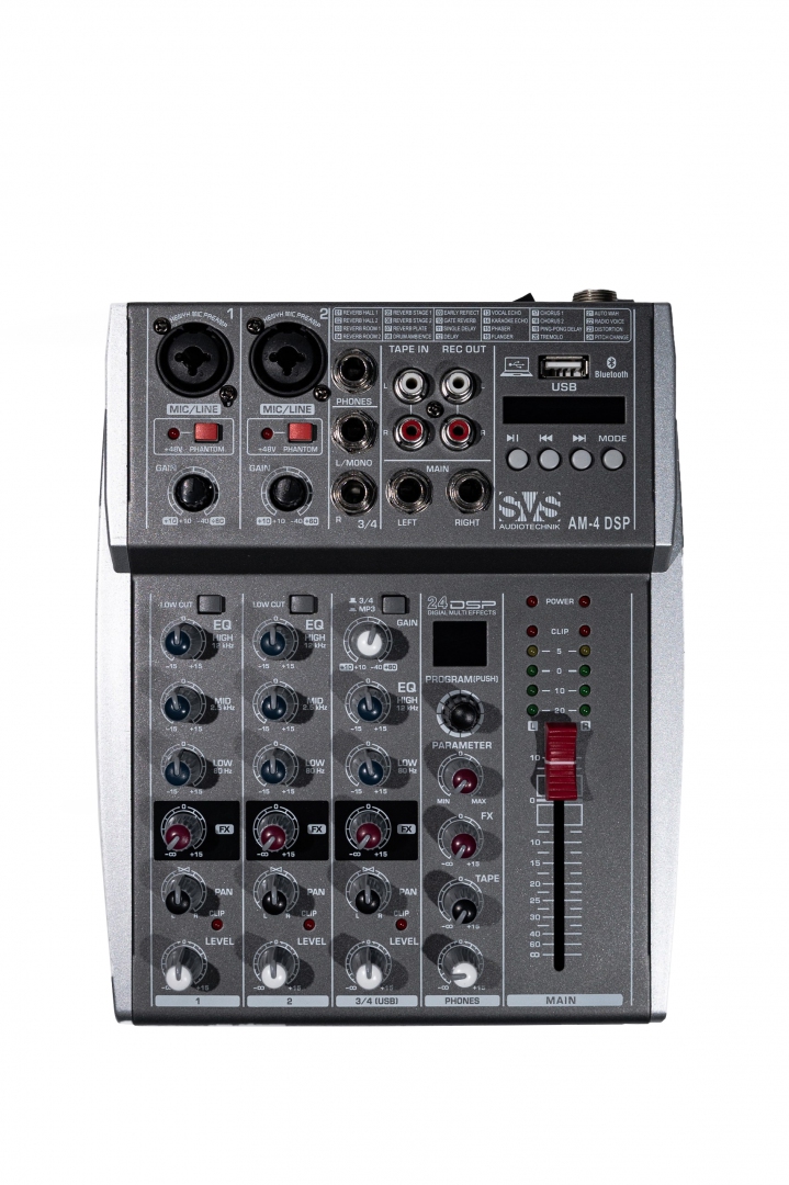 SVS Audiotechnik mixers AM-4 DSP Аналоговый микшерный пульт, 4-канала в Бронницах