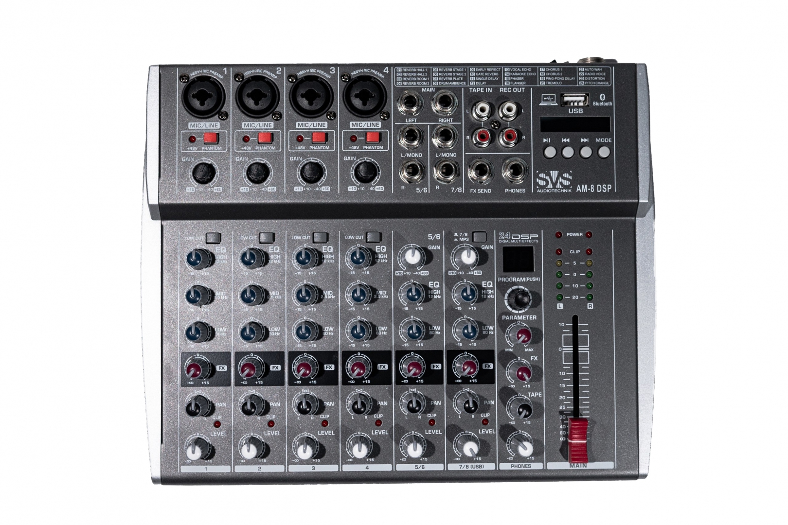 SVS Audiotechnik mixers AM-8 DSP Микшерный пульт аналоговый, 8-канальный в Бронницах